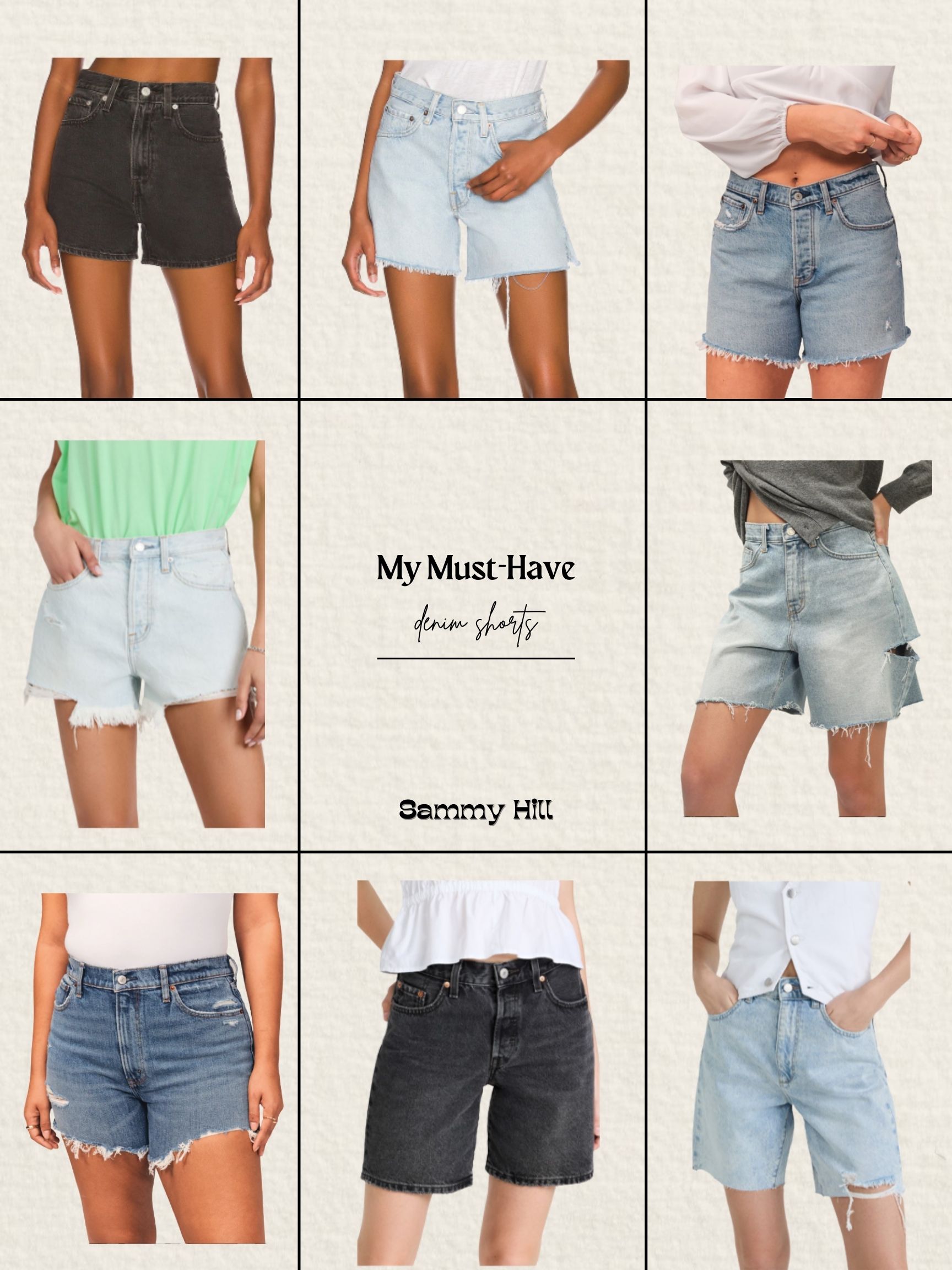 Summer Styling  Must-Have Denim Shorts - Sammy Hill